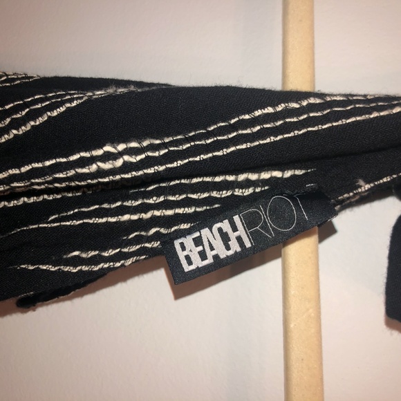 NWOT Beach Riot Black and White Romper - Picture 4 of 4